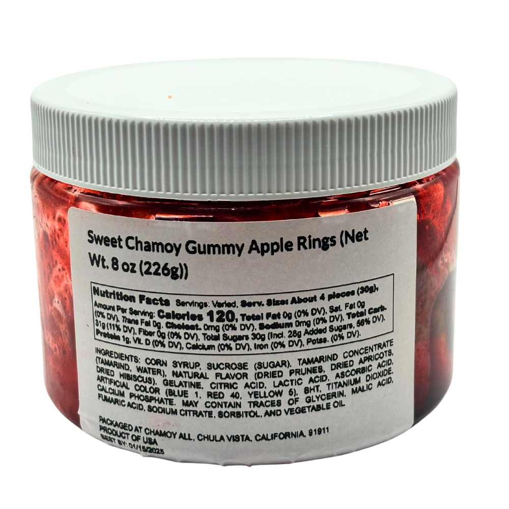 Sweet Chamoy Punch Apple Ring Gummies